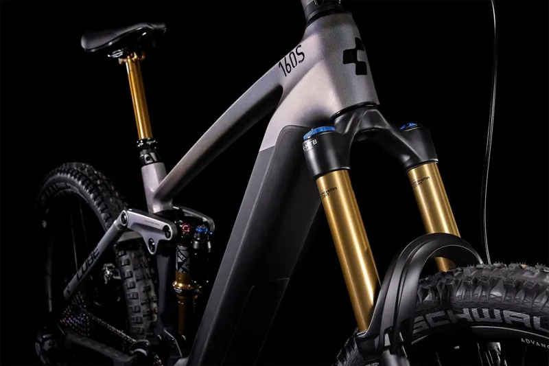 Cube Stereo Hybrid 160 HPC SLT 27.5 eMountain Bike 2022  in Grey-5