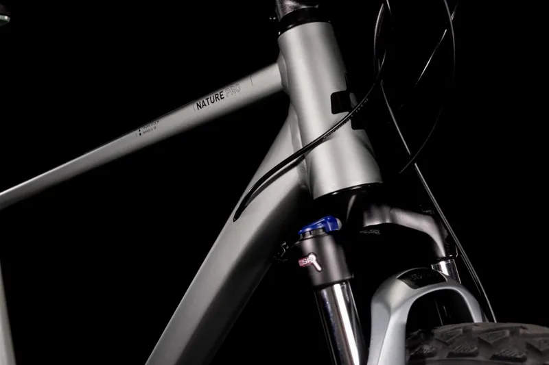 Cube Nature Pro Hybrid Bike 2022 in Green-1