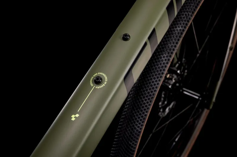 Cube Nuroad Race Gravel Bike 2022 in Olive-3