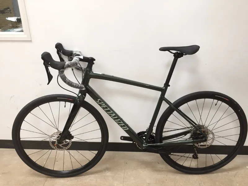 EX-DISPLAY Specialized Diverge Elite E5 56cm 2021 Gravel Road Bike in Oak Green-1