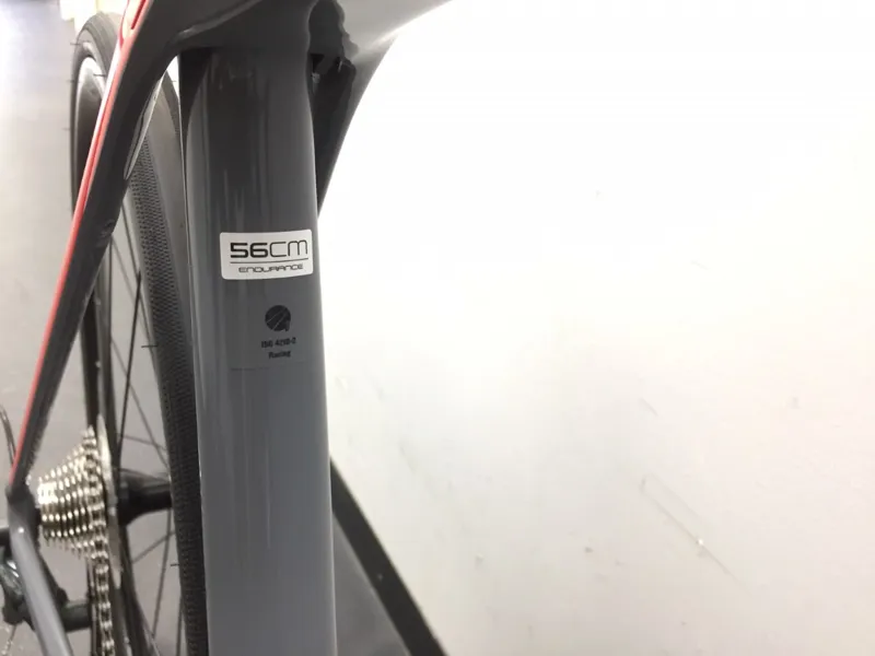 Ex Display Trek Domane SL 4 56cm Carbon Road Bike 2021 in Grey Red-3