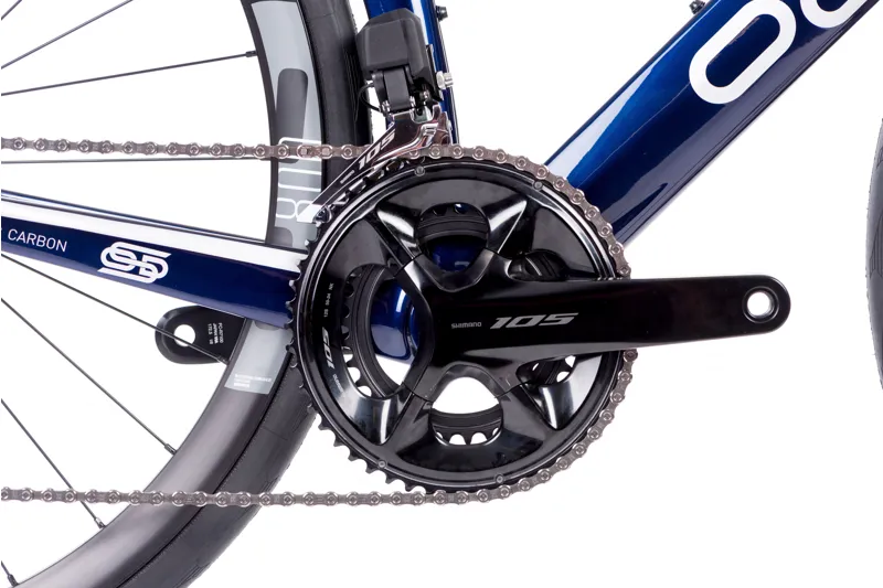 Orro Venturi STC 105 Di2 R800DB Road Bike 2023 in Blue Silver Gloss-3