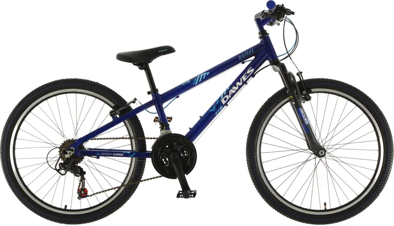Dawes Bullet HT Unisex Kids Bike 24 Inch Wheel 2020 in Dark Blue