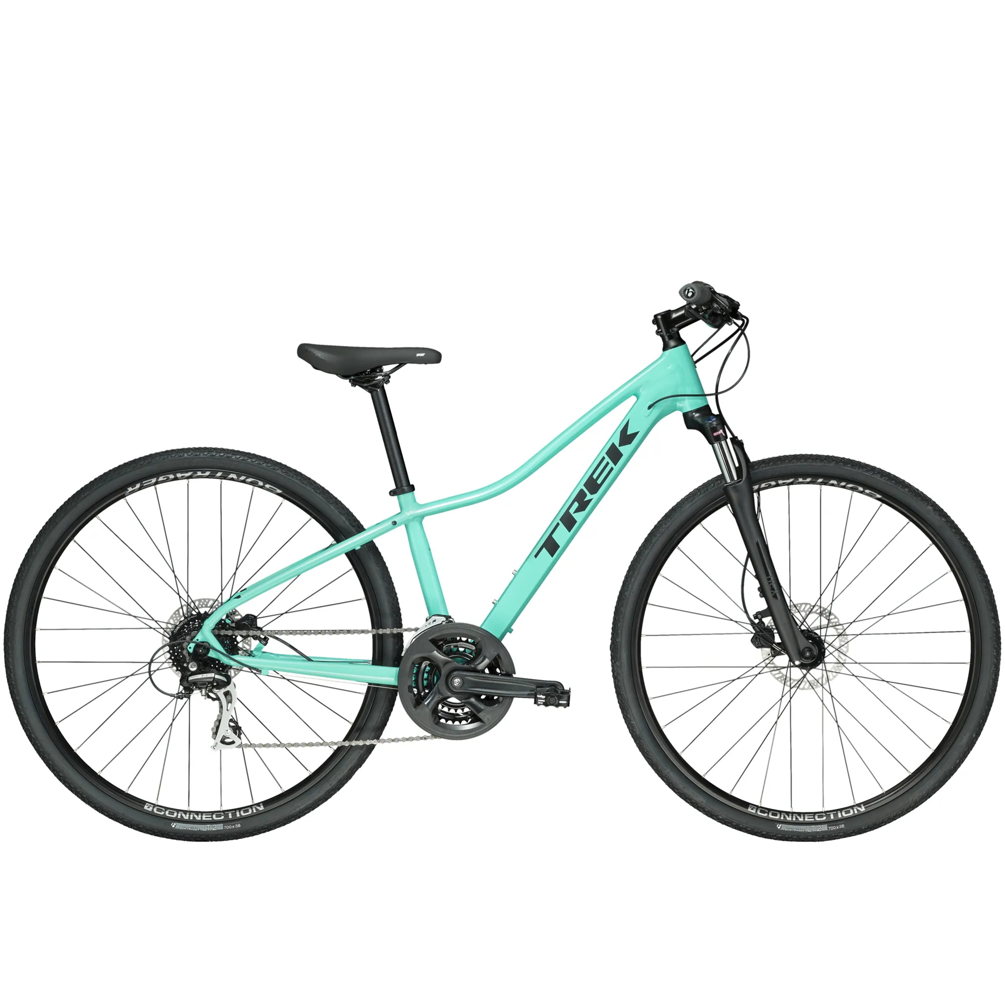 Trek Dual Sport WSD Womens Hybrid Bike 2020 in Green