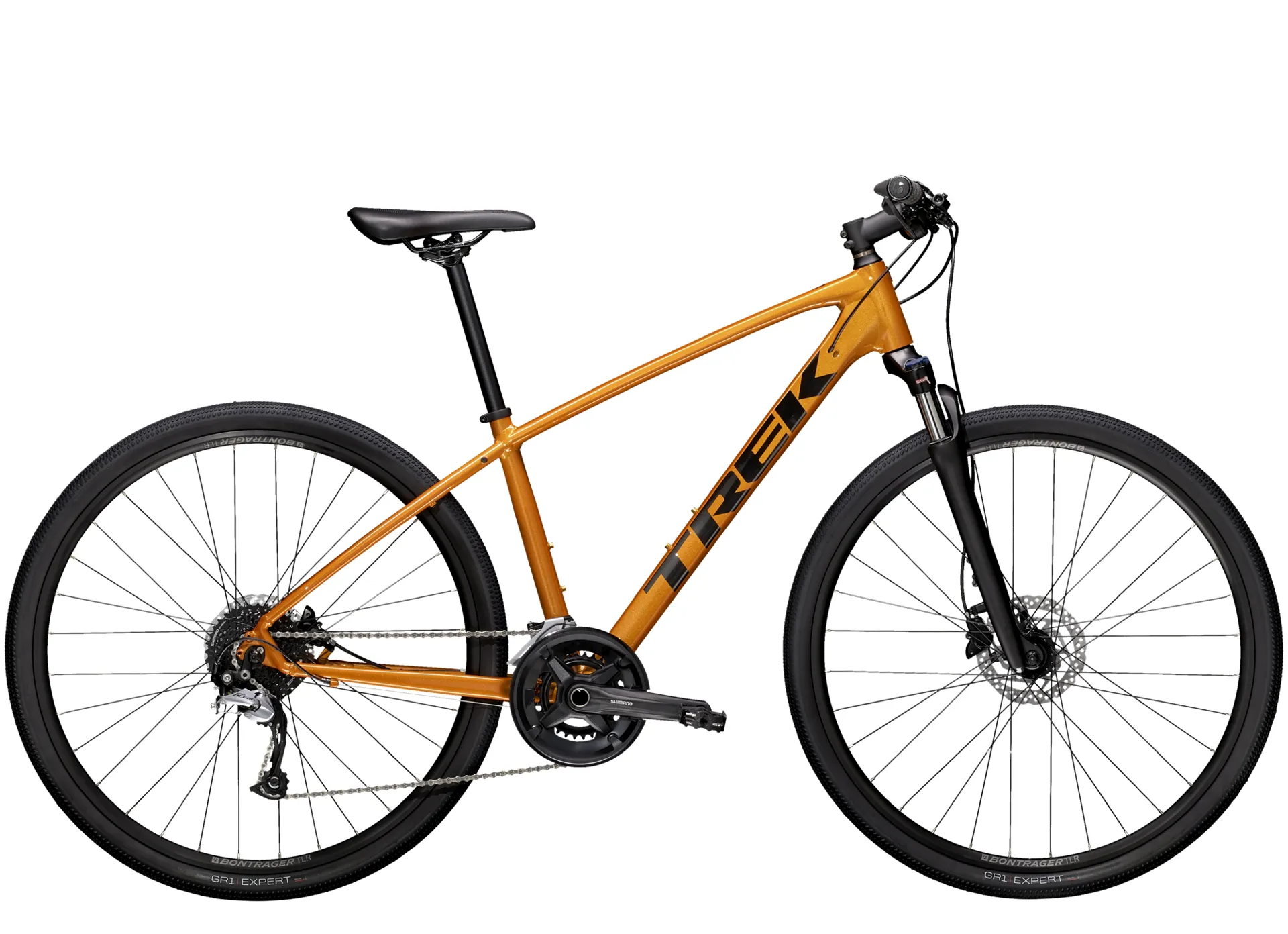 Trek Dual Sport Hybrid Bike 2021 in Factory Orange
