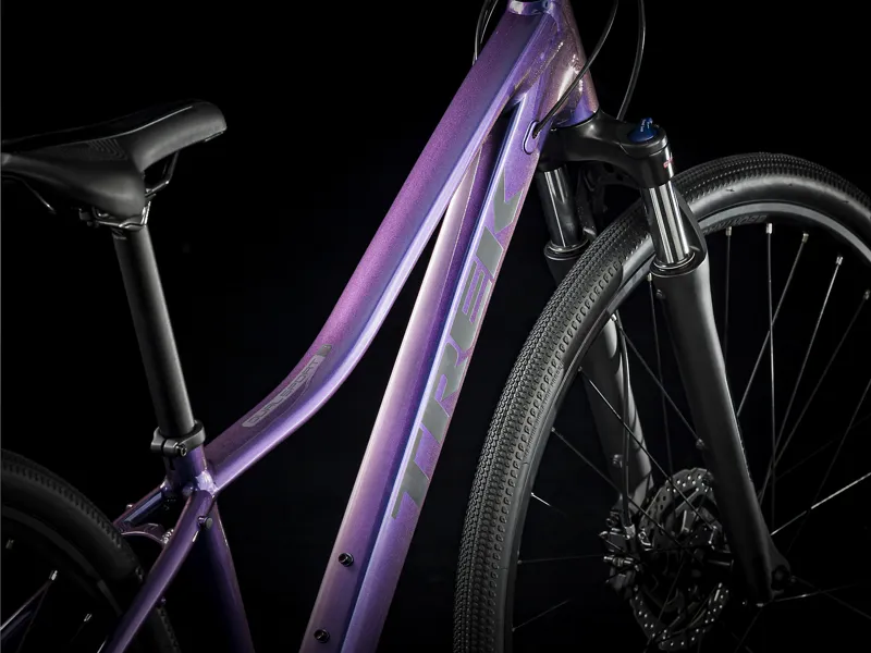 Trek Dual Sport 3 Womens Hybrid Bike 2020 in Purple Flip Size Medium-4