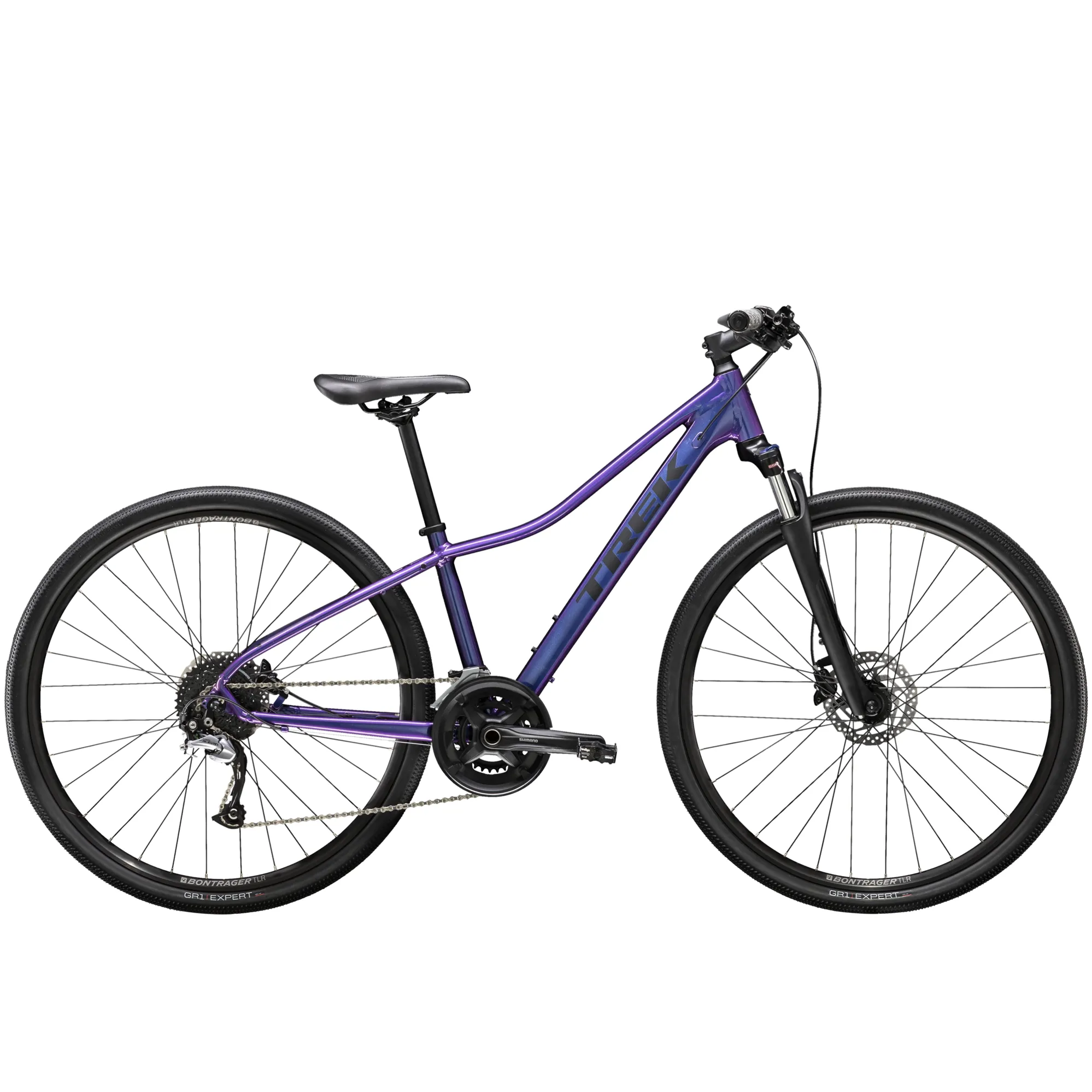 Trek Dual Sport Womens Hybrid Bike 2020 in Purple