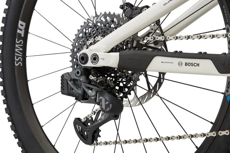 Whyte E-180 Works Mx Electric Mountain Bike 2023 in White with Black-4