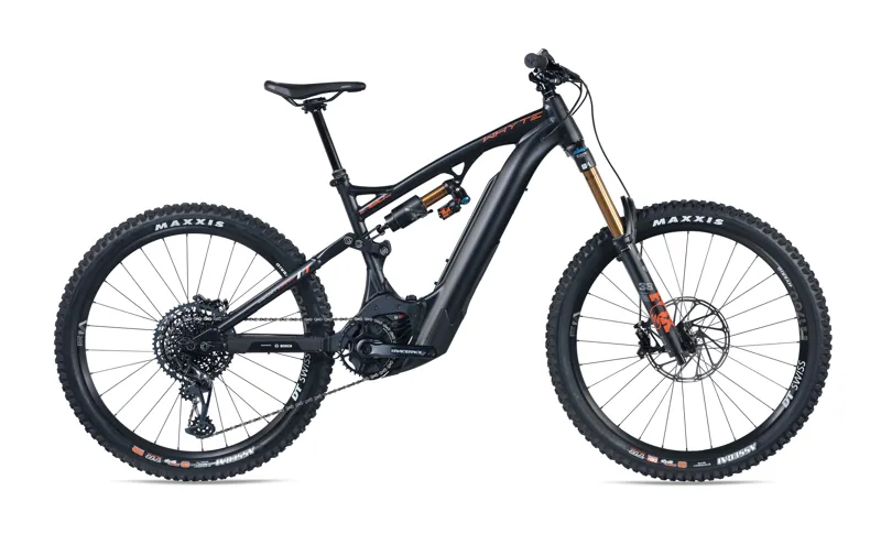 Whyte e-180 RS v2 Electric Mountain Bike 2022 in Matt Black