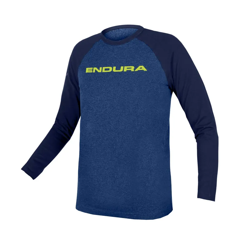 Endura Kids One Clan Raglan Long Sleeve In Blue