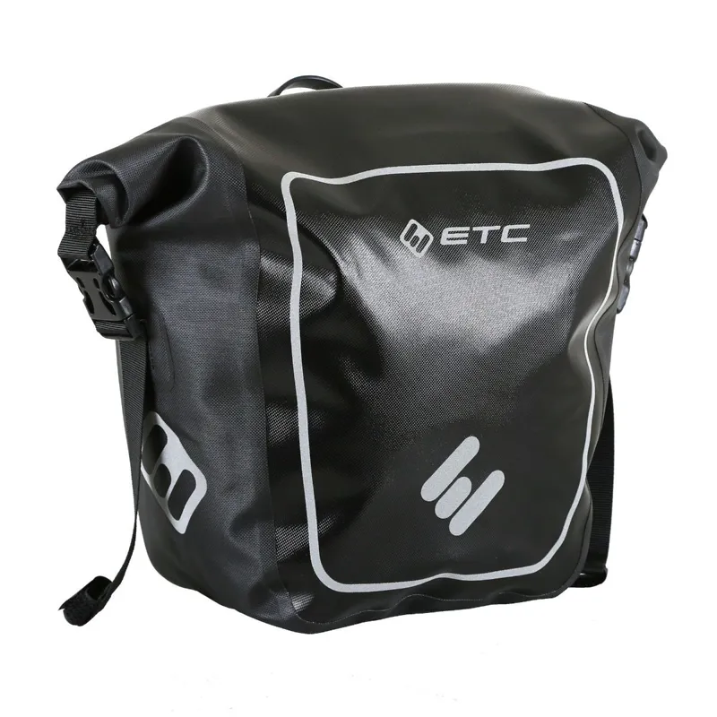 ETC Arid Waterproof Roll Top Pannier 18L in Black