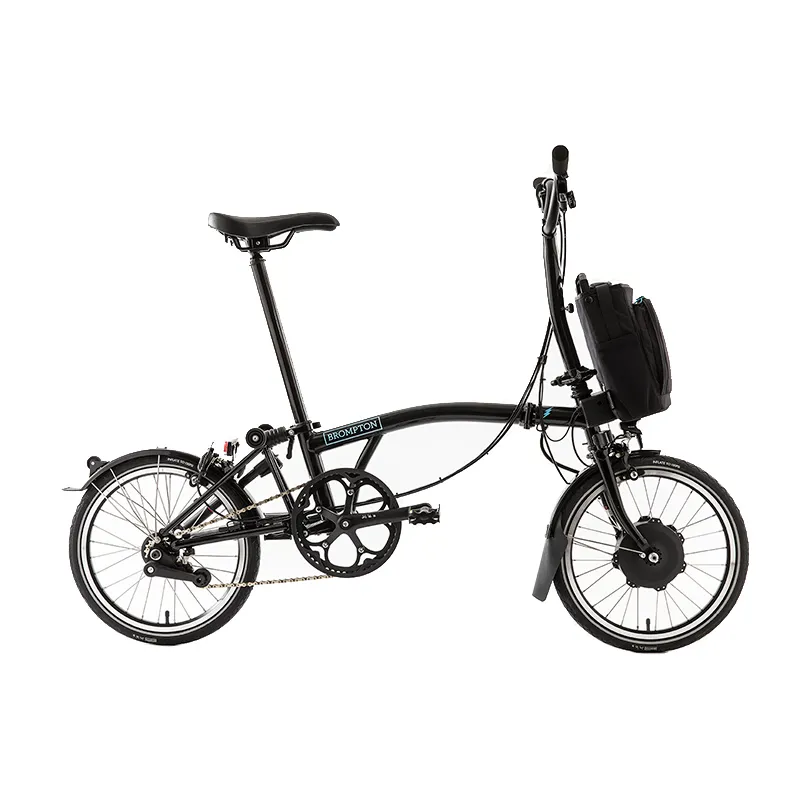 Brompton M6L Electric Folding Bike 2021 in Black-2