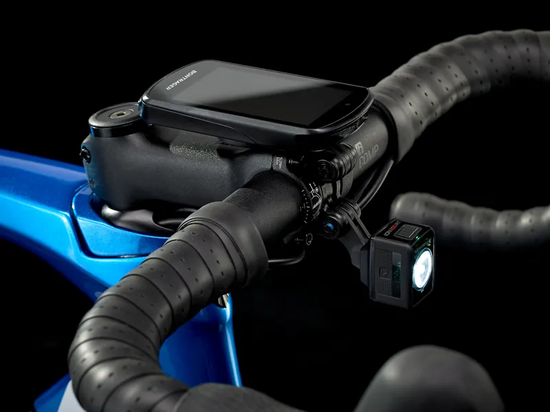 Trek Emonda SL 5 Disc Carbon Road Race Bike 2022 Navy and Light Blue-11