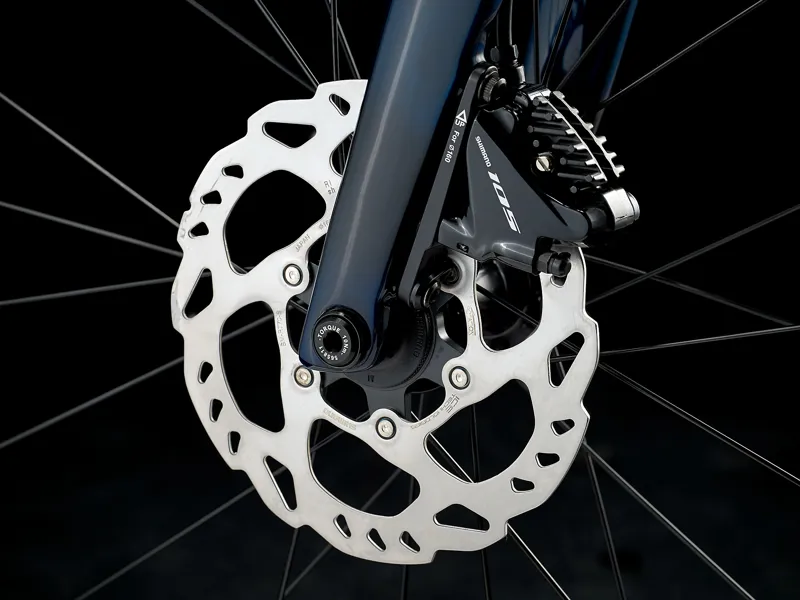 Trek Emonda SL 5 Disc Carbon Road Race Bike 2022 Navy and Light Blue-9