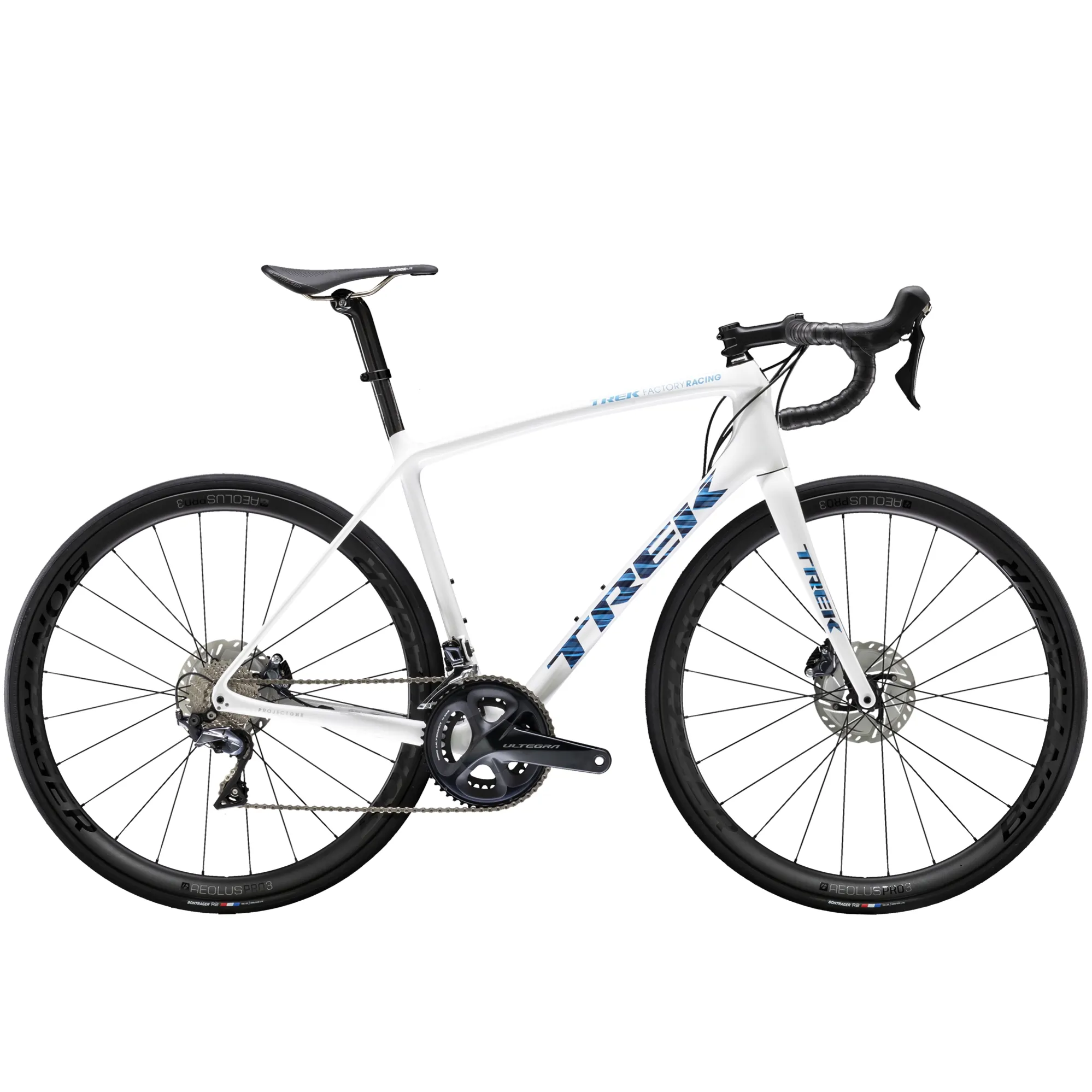 Trek Emonda SLR Disc Carbon Road Bike 2020 in White/Blue