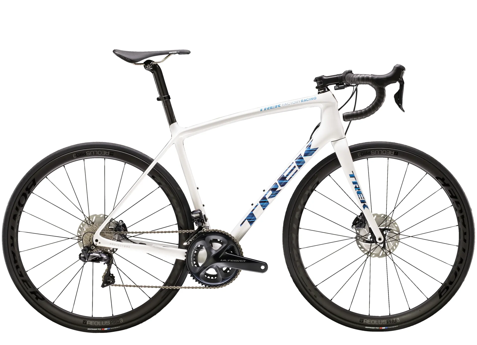 Trek Emonda SLR Disc Carbon Fibre Road Bike 2020 in White/Blue