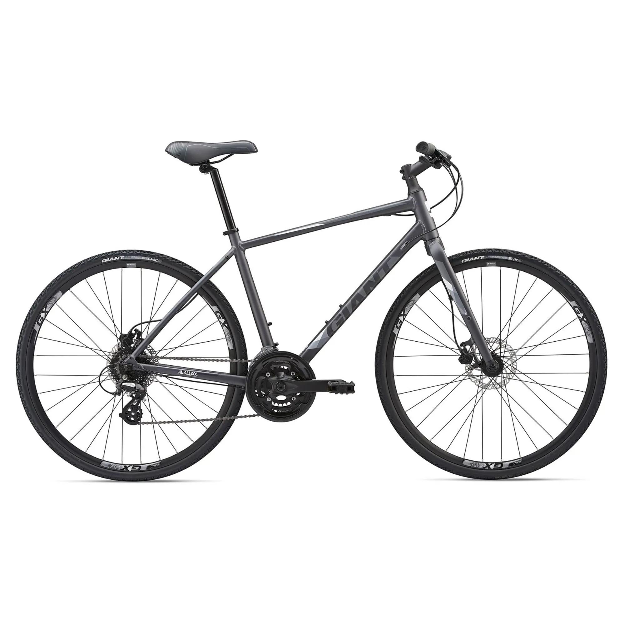 2019 Giant Escape Disc Mens Hybrid bike in Grey - Main Image