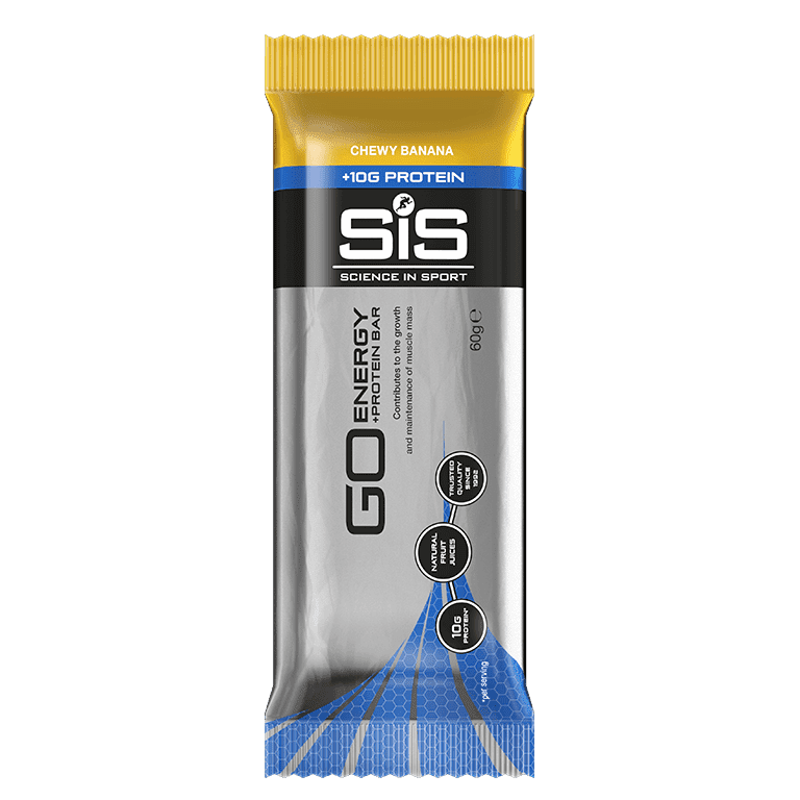 SIS GO Energy + Protein Bar 60g in Chewy Banana
