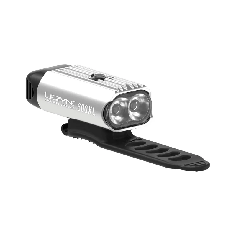 Lezyne Micro Drive 600xl Front Light in Silver