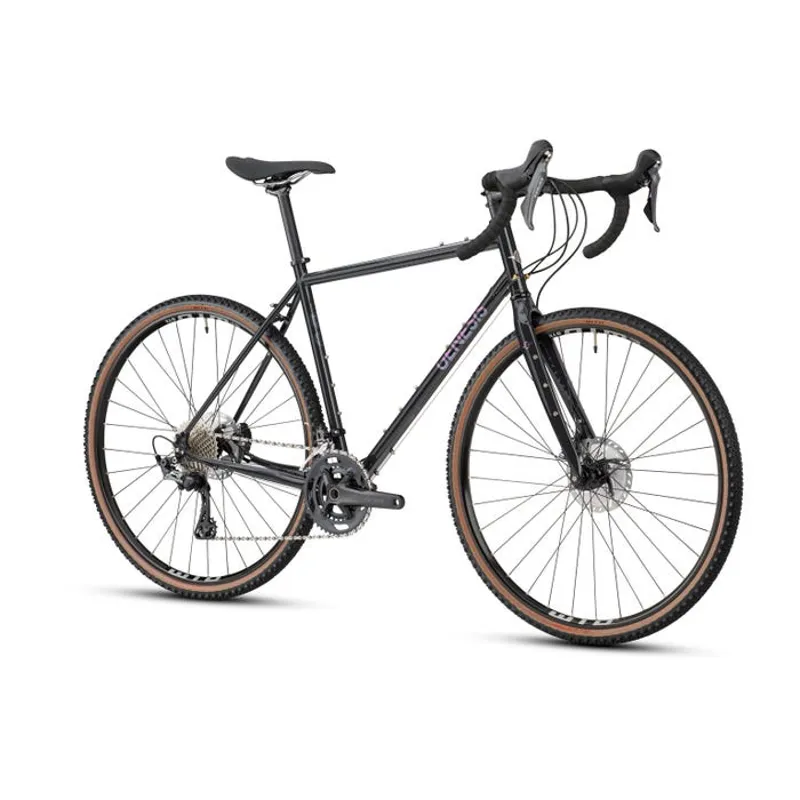 Genesis Croix De Fer 50 Adventure Road Gravel Bike 2022 in Black -1