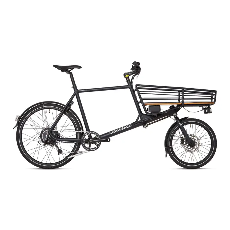Balfes Bikes Ridgeback Butcher Electric Cargo Bike 2021 in Black | Free postage over £30, £10 off first order, price match & 0% finance.