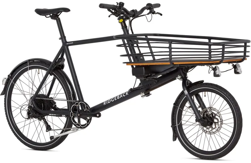Ridgeback Butcher Electric Cargo Bike 2021 in Black-1