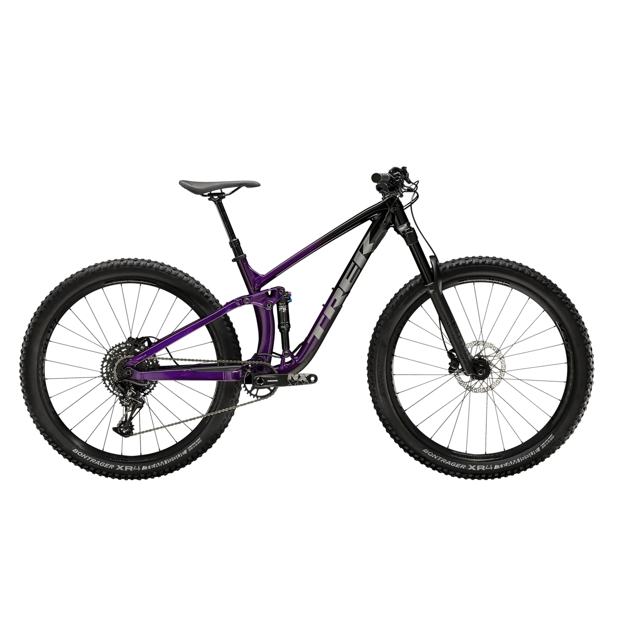 Trek Fuel EX Mens Full Suspension Mountain Bike in Purple