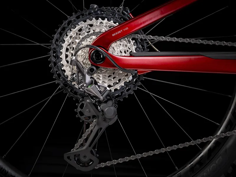 Trek Fuel EX 9.8 XT Mens Full Suspension Mountain Bike in Red Rage-2