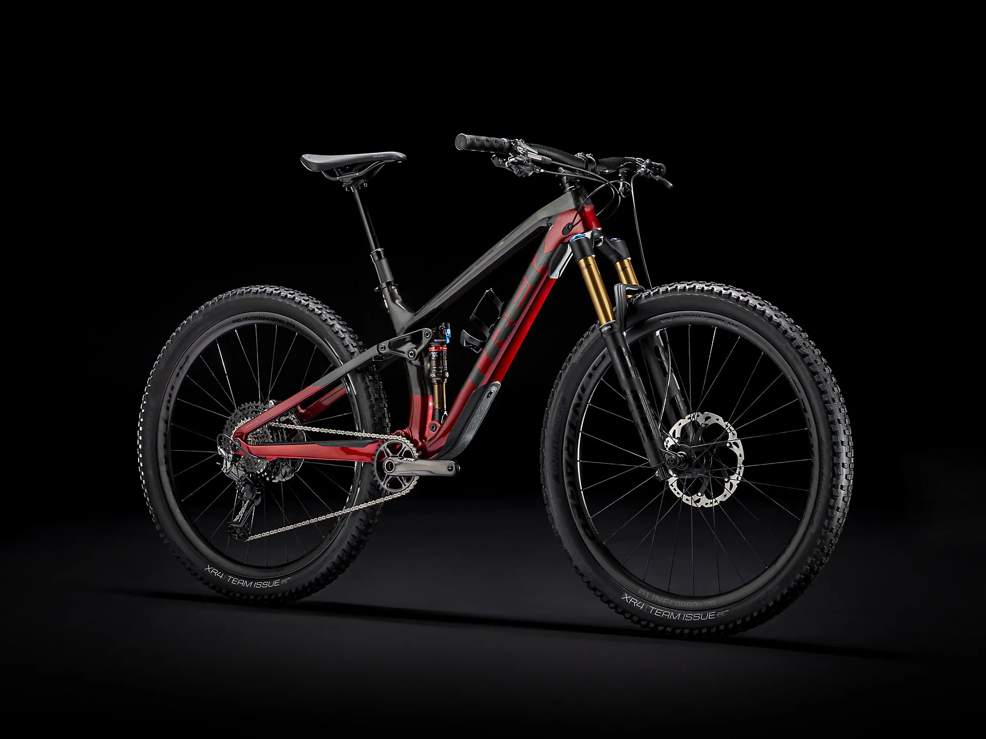 Trek Fuel EX 9.9 XTR Mens Full Suspension Mountain Bike in Rage Red