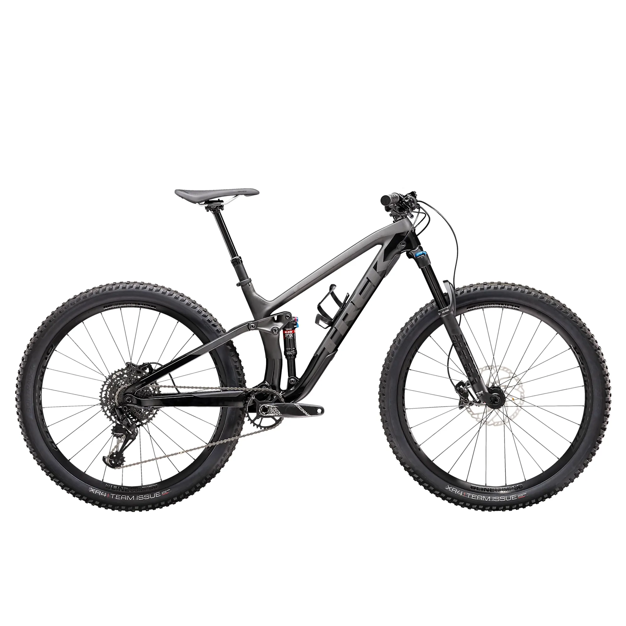 Trek Fuel EX Mens Full Suspension Mountain Bike in Raw Carbon