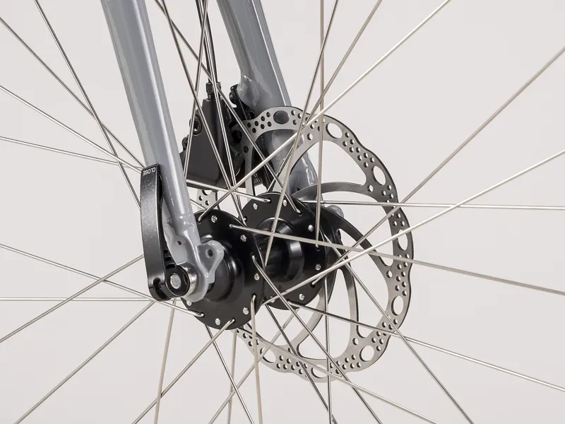 Trek FX 2 Disc Hybrid Bike 2021 in Gravel Grey-1