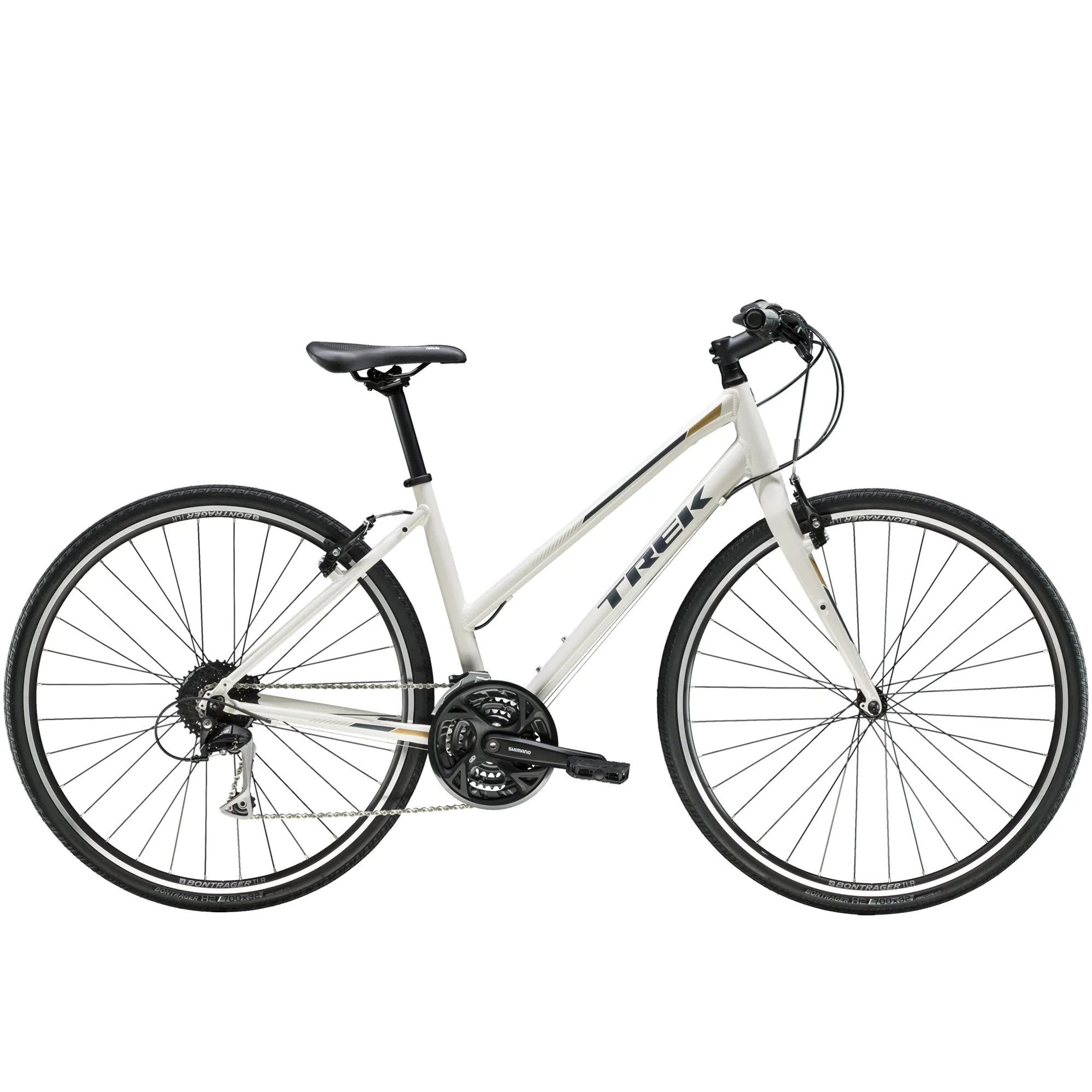 Trek FX Womens Step-Through Hybrid Bike 2019 in White