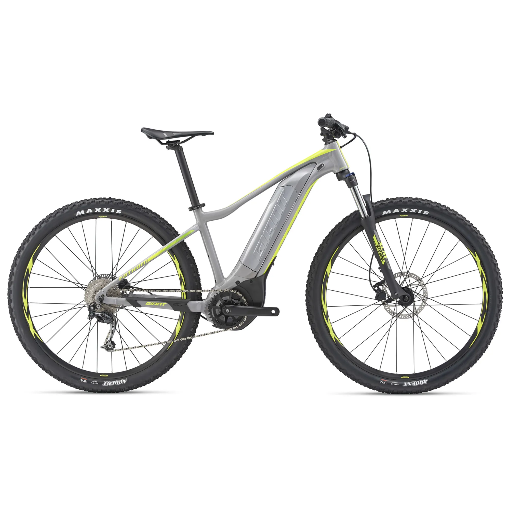 2019 Giant Fathom E+3 29er Electric Mountain Bike in Grey