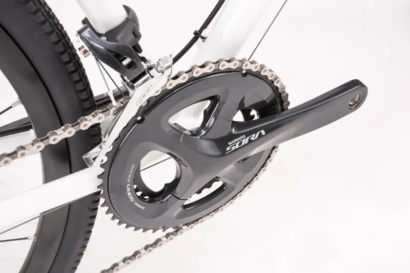 Genesis Croix De Fer 10 Mens Gravel Road Bike 2020 in White-2