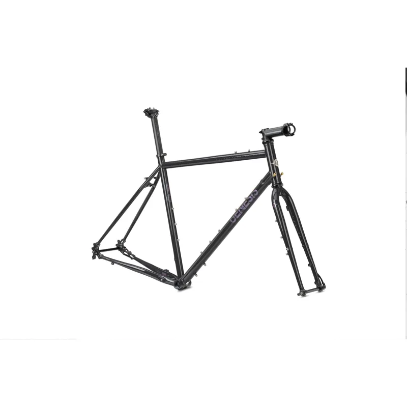 Genesis Croix De Fer 853 Gravel Bike Frameset 2021 in Black-1