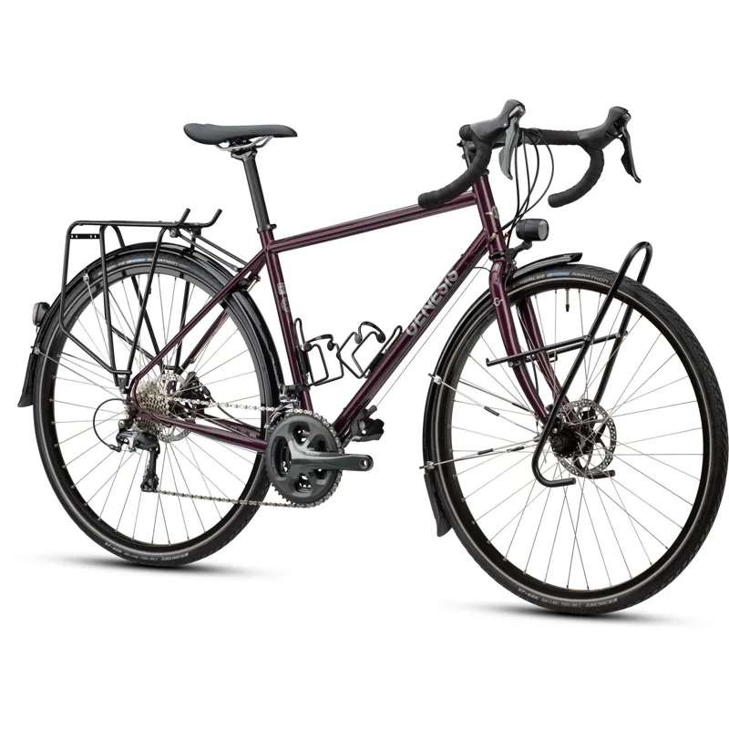 Genesis Tour De Fer 30 Touring Bike 2021 in Purple-1