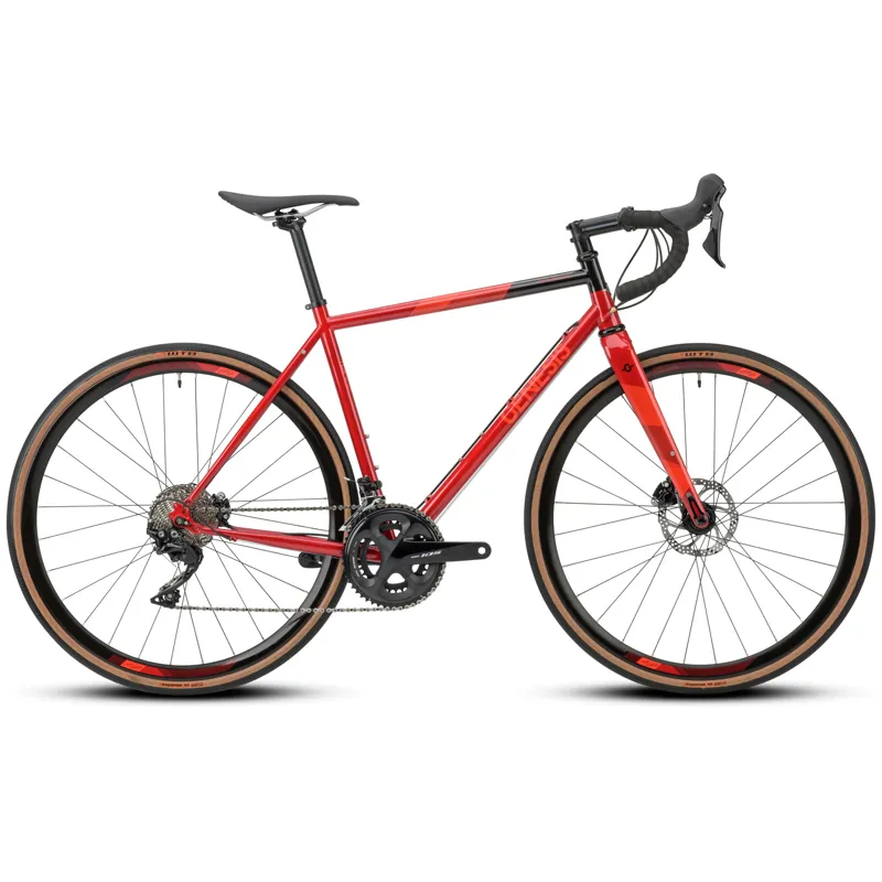 Genesis Equilibrium Disc Road Bike 2021 in Red-2