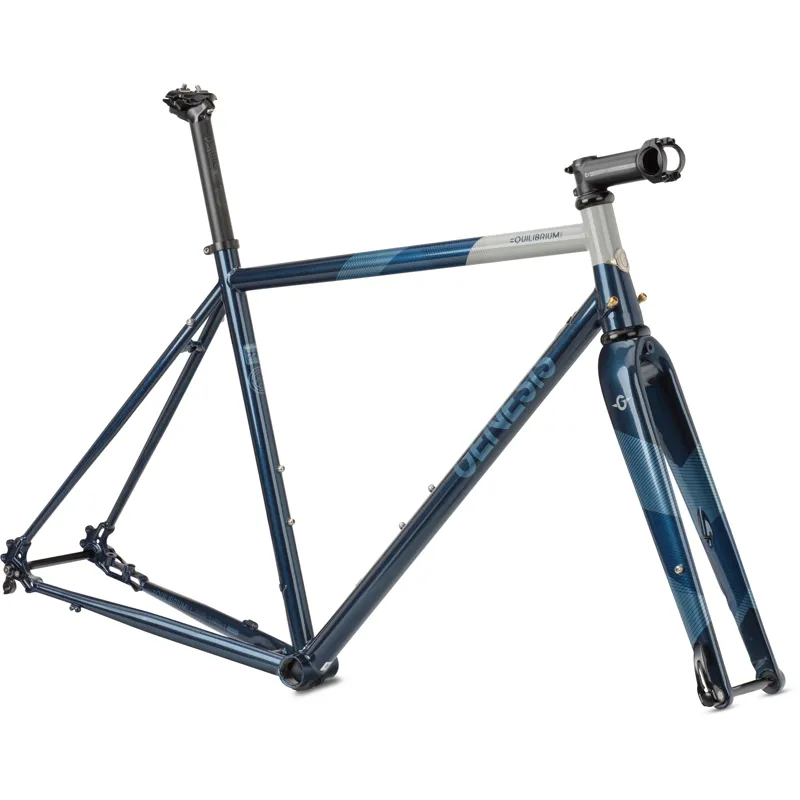 Genesis Equilibrium Disc Road Bike Frameset 2021 in Blue-1