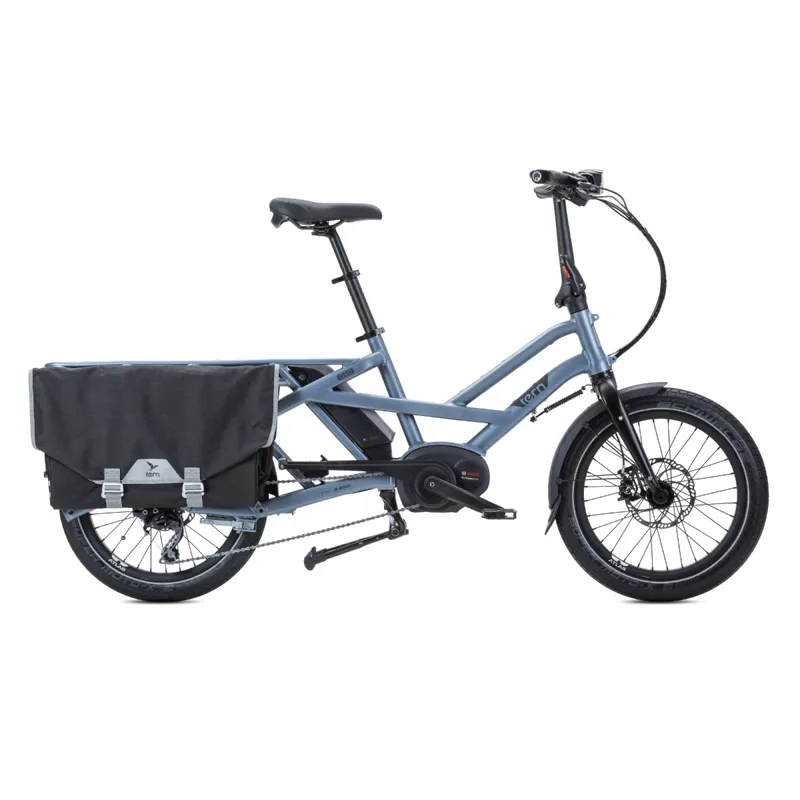 Tern GSD S10 Compact Utility Electric Bike in Silver/Blue