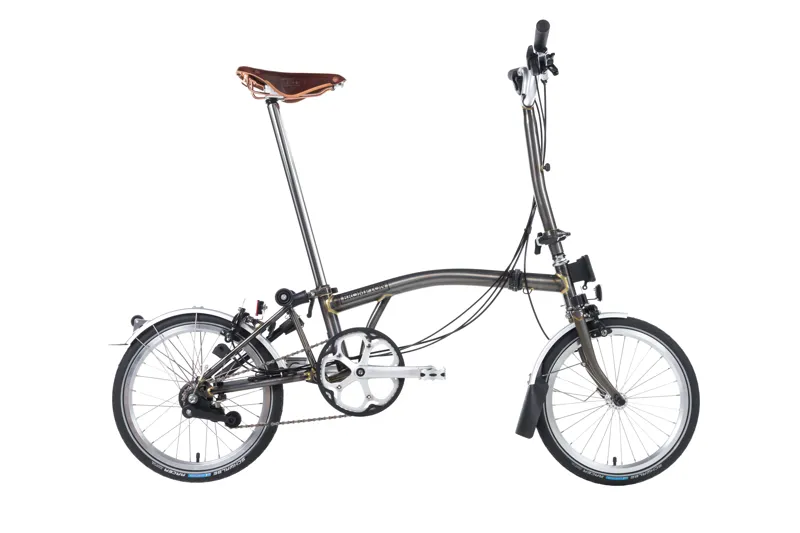 Brompton H6L Folding Bike with Dynamo in Grey-3