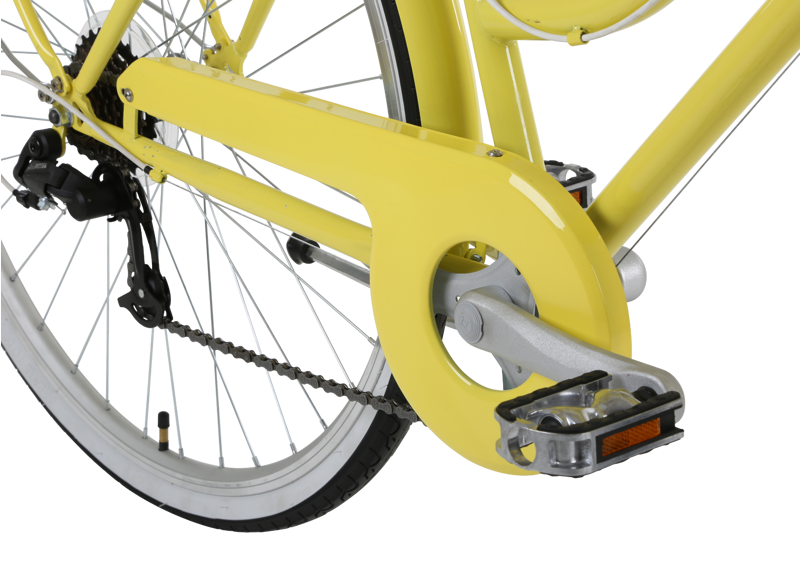 Forme 700c Hartington S7 Classic Hybrid Bike in Yellow-4