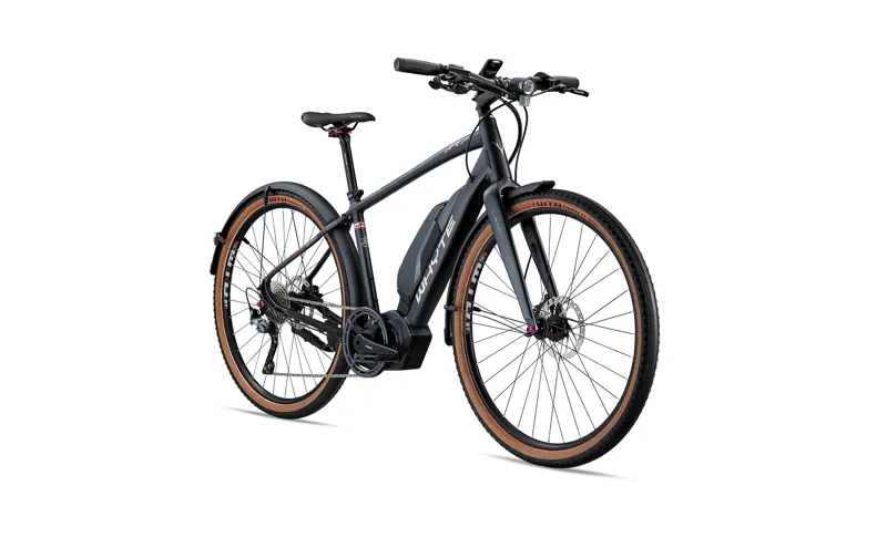 Whyte Highgate Electric Unisex Hybrid Bike 2021 in Granite/Silver-1