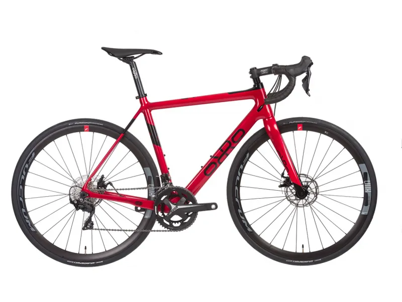 BLOCKED Orro Gold Evo 105/FSA Carbon Road Bike 2023 in Red