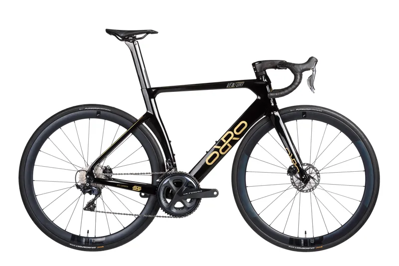 Orro Venturi STC Tailormade Ultegra Carbon Road Bike 2023 Black/Gold