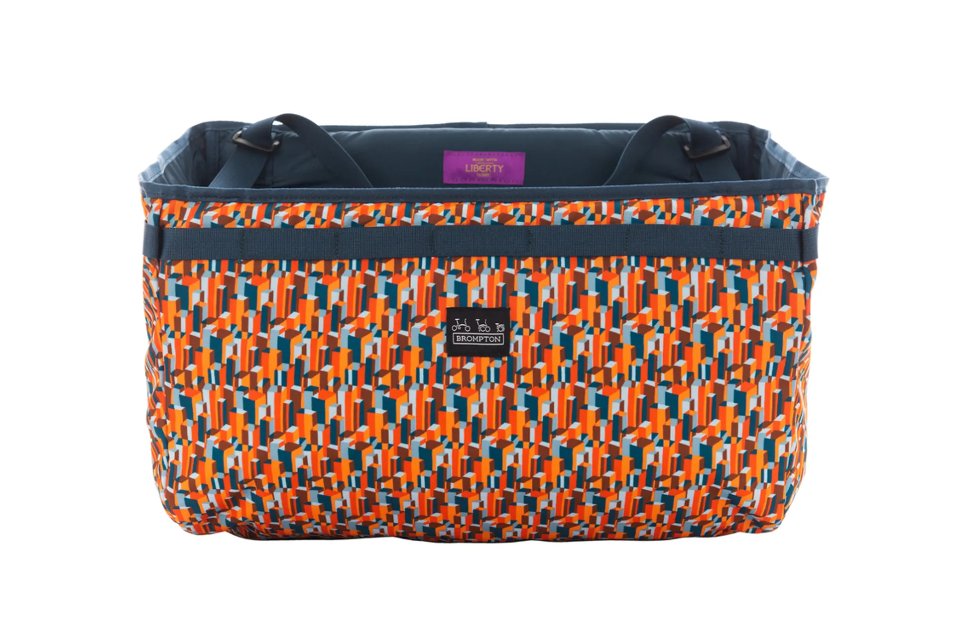 Brompton Borough Basket with Liberty Fabric