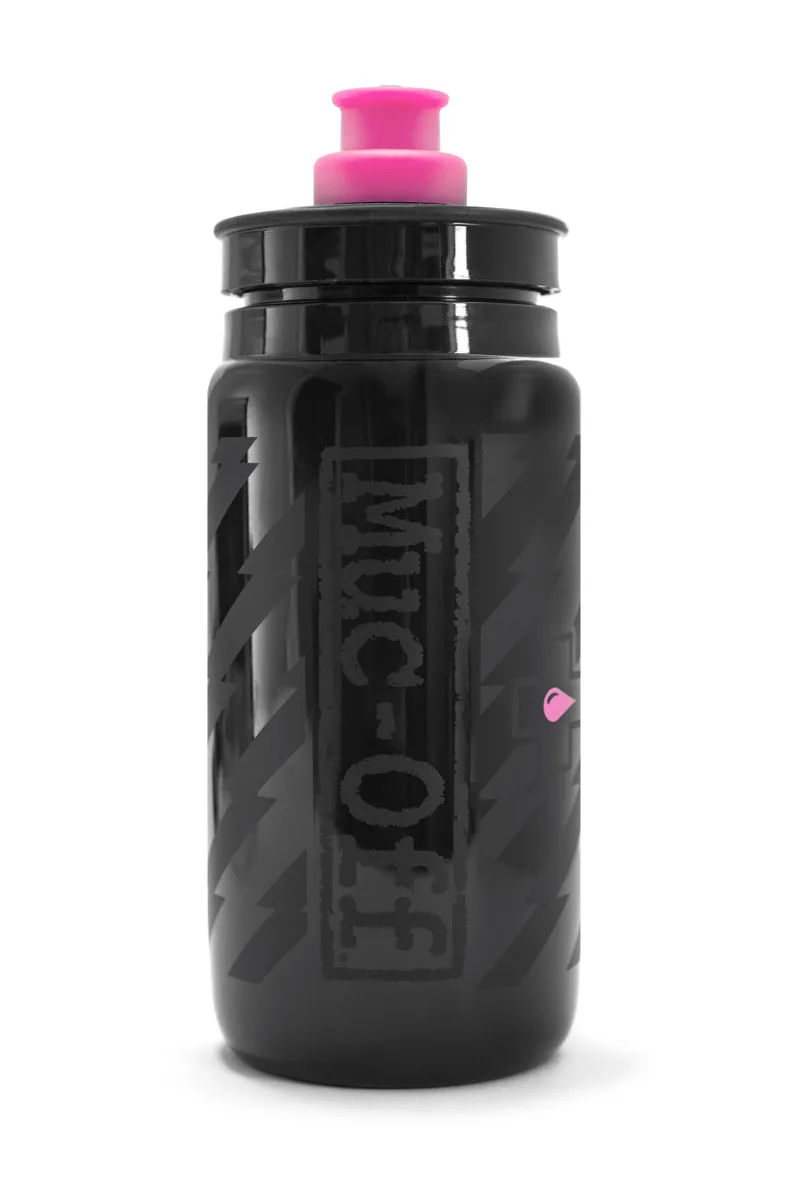 Muc-Off X Elite Custom Fly Water Bottle 750ml in Black-3