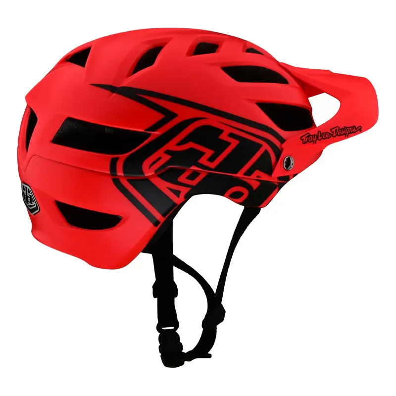 Troy Lee Designs A1 Drone Helmet in Fire Red-1