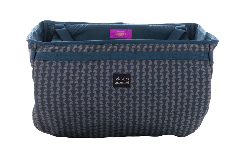Brompton Liberty Basket L in Jonathan Edition Print Navy-2