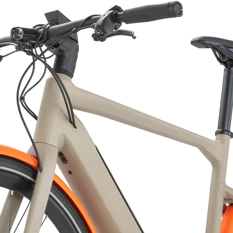 BMC 257 Urbanchallenge AMP AL Two Deore Performance CX Electric Hybrid Bike 2023 in Powder Sand-5
