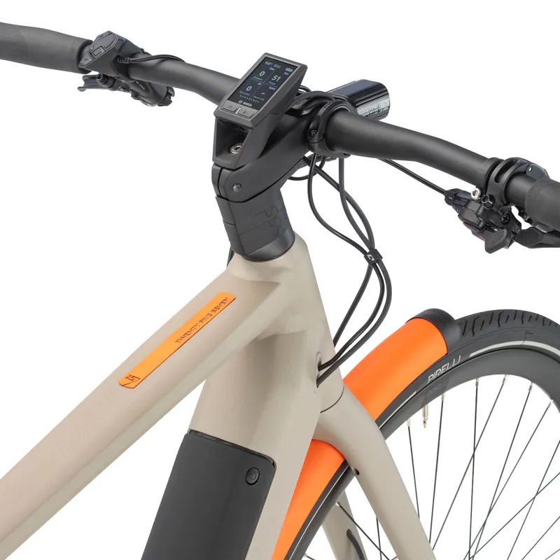 BMC 257 Urbanchallenge AMP AL Two Deore Performance CX Electric Hybrid Bike 2023 in Powder Sand-8